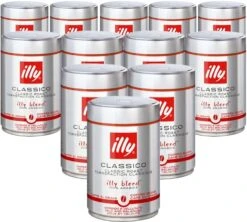 12x250g Café En Grain Espresso - ILLY