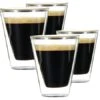 4 Verres Double Paroi Caffeino 8.5 Cl - BORMIOLI ROCCO