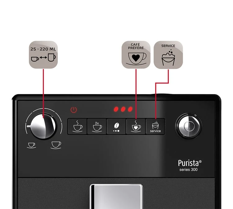 MELITTA Purista® F230-002 Pure Black Exclusive Garantie 3 Ans – Image 4