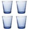 4 Verres Prisme Marine 27.5 Cl - Duralex