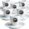 6 Tasses Et Sous-tasses Expresso Caffè Vergnano