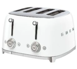 Toaster TSF03WHEU 4 Tranches Blanc - SMEG