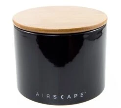 Boîte Conservatrice Céramique Noir Avec Vide D'air 250g - Airscape