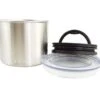 Boîte Conservatrice Inox Argent Avec Vide D'air 250g - Airscape