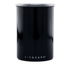Boîte Conservatrice Inox Noir Brillant Avec Vide D'air 500g - Airscape