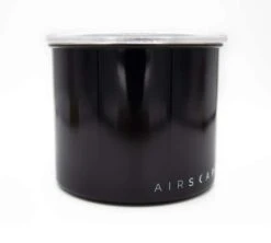 Boîte Conservatrice Inox Noir Brillant Avec Vide D'air 250g - Airscape