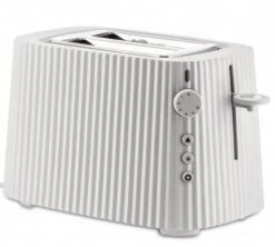 Grille-Pain électrique - 2 Fentes - Blanc Plissé- Alessi
