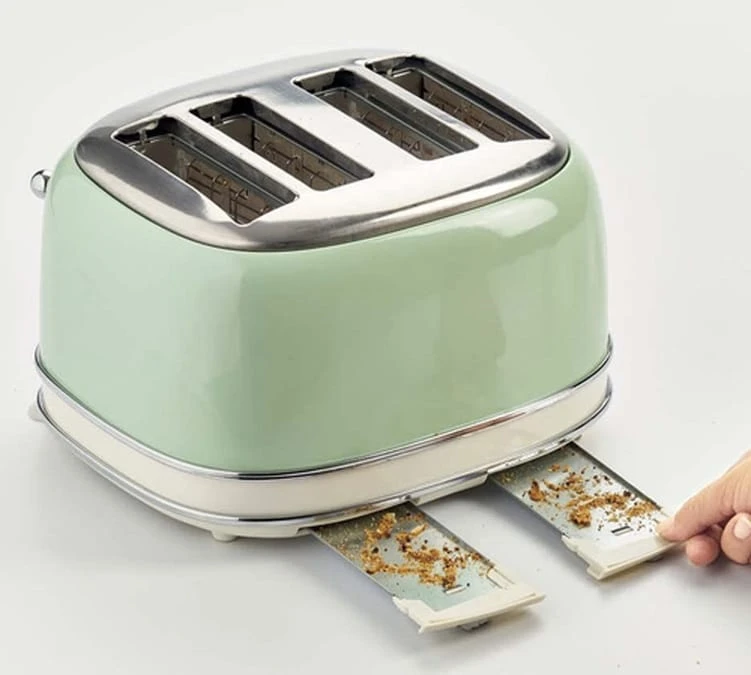 Grille Pain - Vintage 156 4 Fentes Vert- 00C015604AR0 - ARIETE – Image 4