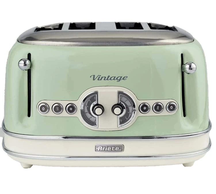 Grille Pain - Vintage 156 4 Fentes Vert- 00C015604AR0 - ARIETE – Image 2