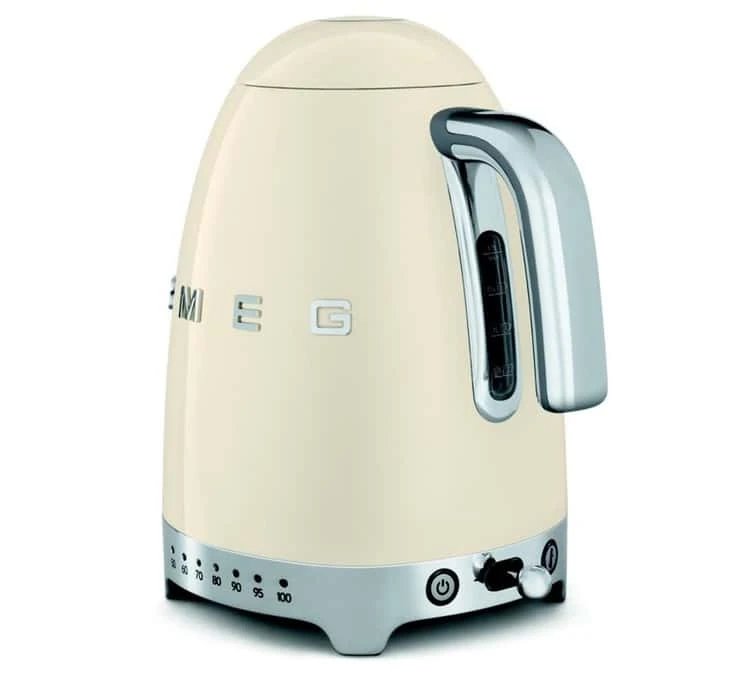 Bouilloire KLF04CREU Température Réglable Crème 1,7 L + Offre Cadeau - SMEG – Image 2