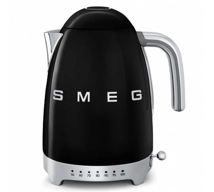 Bouilloire SMEG - Température Réglable - KLF04BLEU Noire 1,7 L + Offre Cadeau