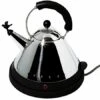 Bouilloire MG32B 1,5L Inox Et Noire + Offre Cadeau - ALESSI