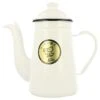 Bouilloire Traditionnelle Tatsujin Pelican En Email 1.0 L Blanc - KALITA