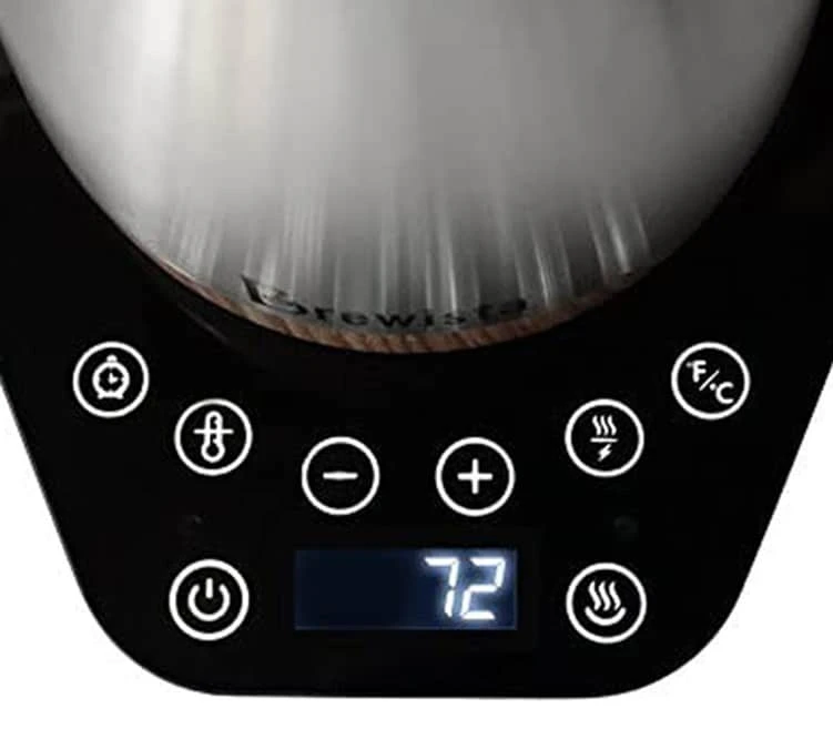 Bouilloire Col De Cygne Artisan Gooseneck Black/Black 1L - Brewista – Image 2