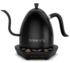 Bouilloire Col De Cygne Artisan Gooseneck Black/Black 1L - Brewista