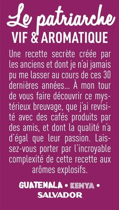 Café En Grains Le Patriarche - 1kg - Cafés Tchanqué – Image 2