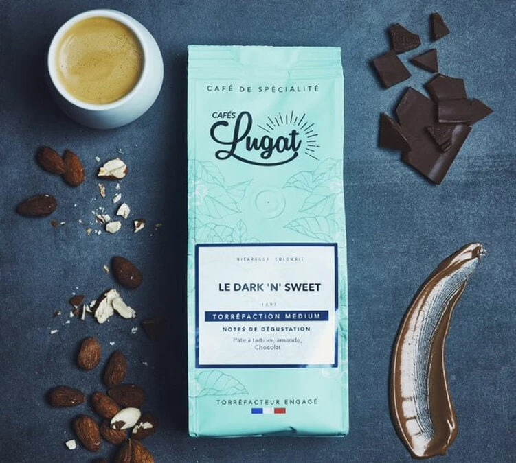 1 Kg Café En Grain Le Dark'n Sweet - Cafés Lugat – Image 2