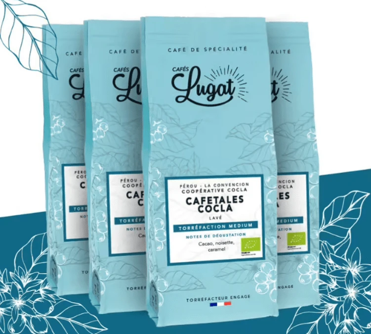 1kg Café En Grain Bio Pérou Cafetales Cocla - CAFES LUGAT – Image 3