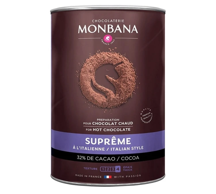Chocolat Style Italien En Poudre Suprême Chocolat 1 Kg - Monbana