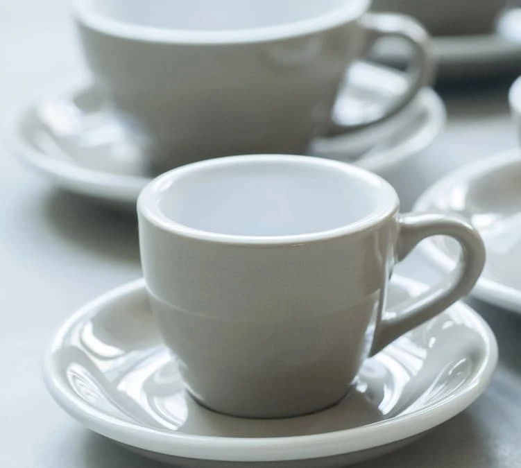 6 Tasses Cappuccino Et Sous-tasses Egg 20 Cl Gunpowder- Loveramics – Image 6