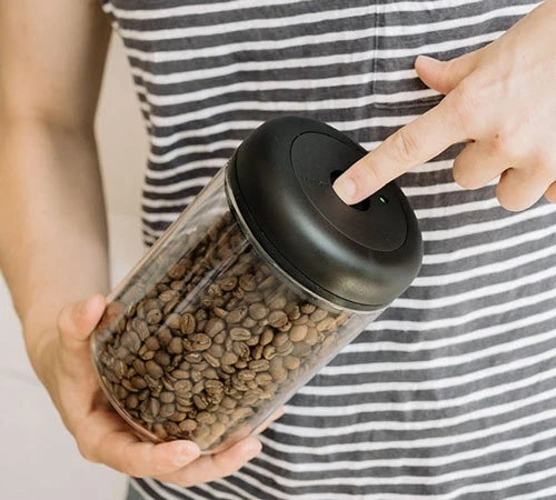 Boîte De Conservation Sous Vide Atmos Blanc Mat 400g - Fellow – Image 3