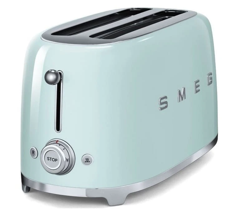 Grille-pain TSF02PGEU 4 Tranches Vert D'eau - SMEG – Image 2