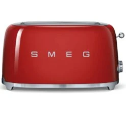 Grille-pain TSF02RDEU 4 Tranches Rouge - SMEG