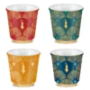 4 Tasses Déco Glamour - 33 Cl - BIALETTI