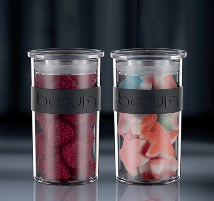 4 Bocaux Noirs - Conservation PC PRESSO - 25 Cl -BODUM – Image 3