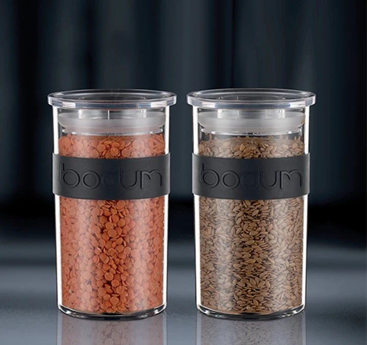 4 Bocaux Noirs - Conservation PC PRESSO - 25 Cl -BODUM – Image 4