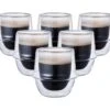 6 Verres Double Paroi Kronos 8cl - KINTO