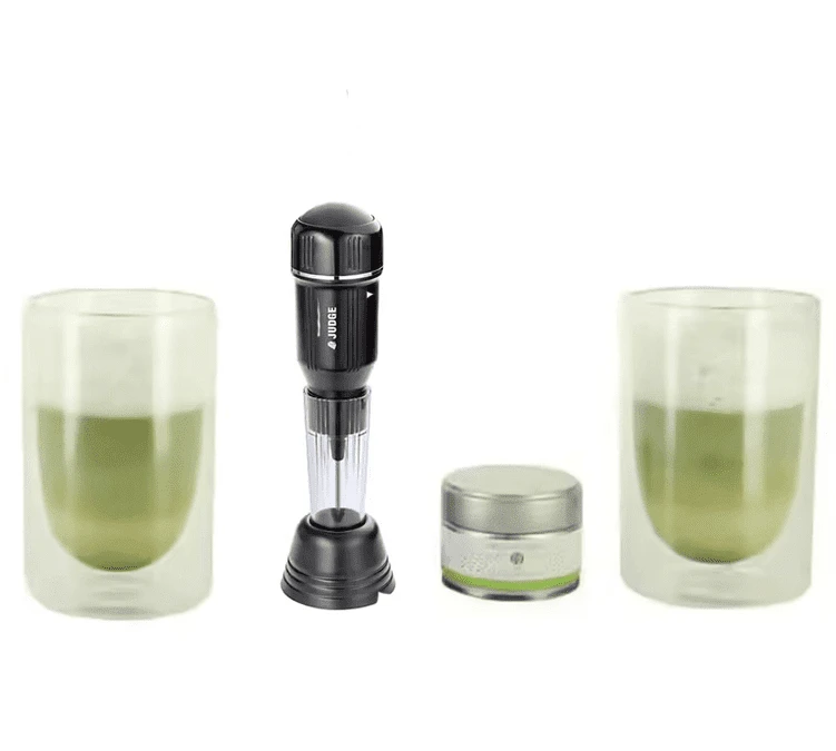 Coffret Matcha : Mousseur à Lait + Thé Matcha + 2 Verres Pylano