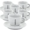 6 Tasses Et Sous-tasses Cappuccino Bazzara - 15cl