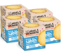 5x40g De Biscuits Sablés Sucrés Beurre Salé - MICHEL ET AUGUSTIN
