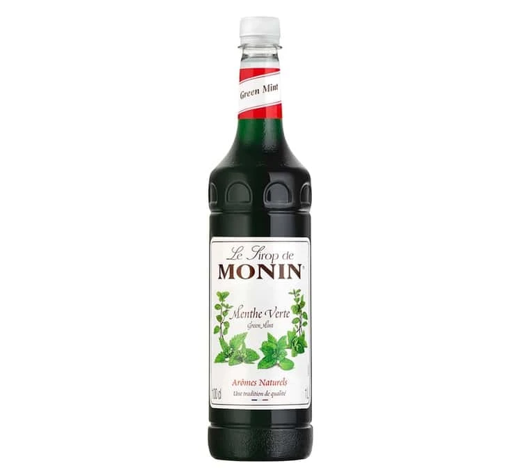 Sirop Monin Menthe - Bouteille Plastique - 1L