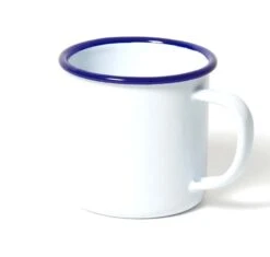 Mug - 35 Cl - Blanc Avec Bordure Bleue FALCON ENAMELWARE