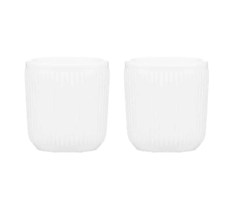 Set De 2 Mugs Douro Double Paroi - Porcelaine Blanche - 10cl - BODUM