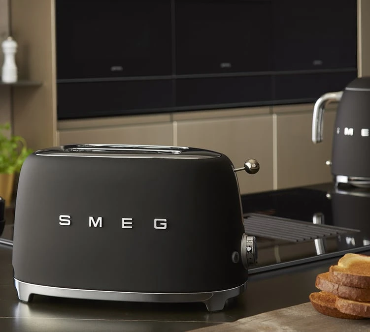 Grille-pain SMEG TSF01BLMEU 2 Tranches Noir Mat – Image 6