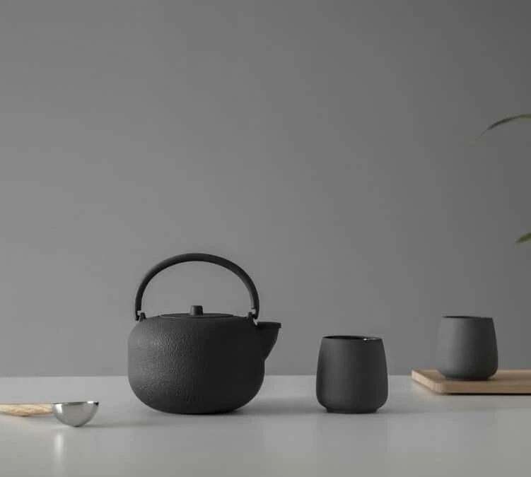 2 Tasses Double Paroi Nicola 60 Ml Noires - VIVA SCANDINAVIA – Image 3