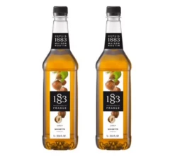 Sirop 1883 Routin Noisette - Bouteille Plastique - 1L X2