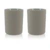 Mugs Isothermes OGO Living En Grès Gris 20cl X2