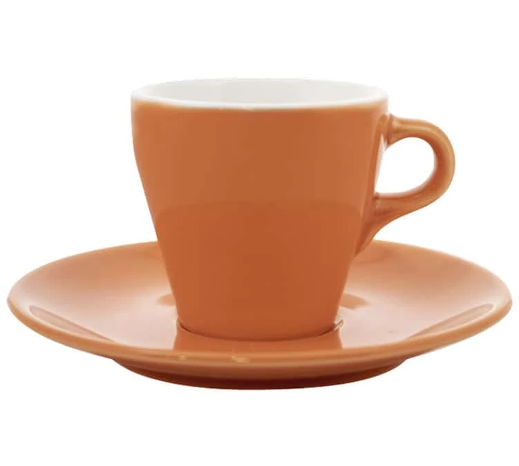 Tasses Et Sous Tasses Orange 9cl X3 - ORIGAMI – Image 2