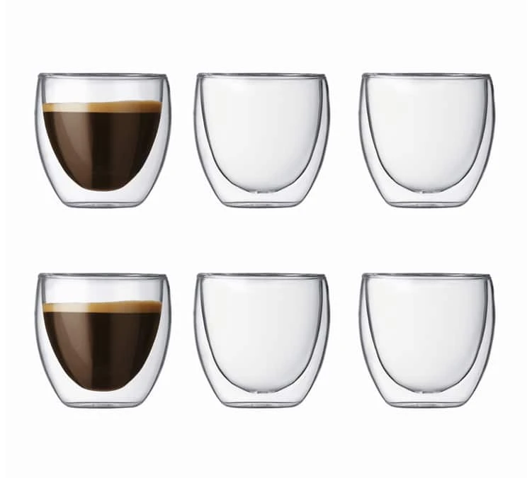 Verres Double Paroi BODUM - Pavina 6x8cl