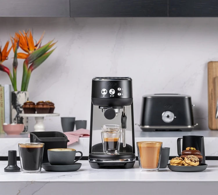 SAGE Machine Expresso The Bambino Black Truffle + Moulin à Café The Dose Control Pro – Image 2