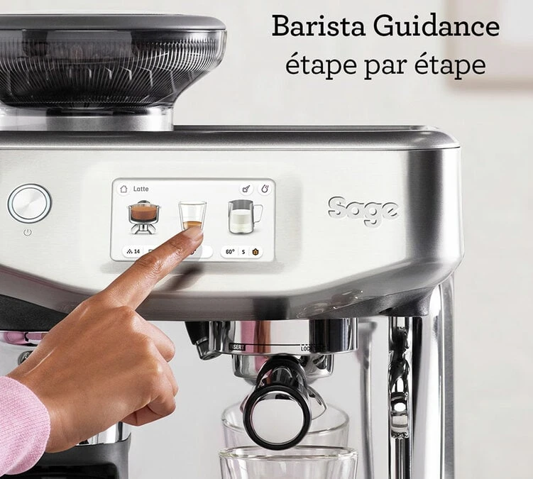 Machine Expresso SAGE Barista Touch Impress SES881BSS4FEU1 Inox Brossé – Image 2