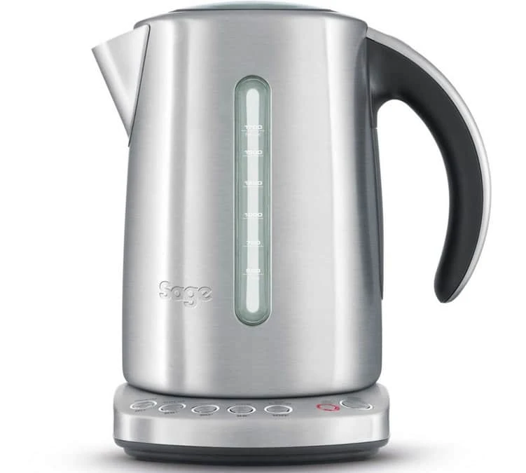 Bouilloire - The Smart Kettle -Sage, Acier Inoxydable + Offre Cadeau