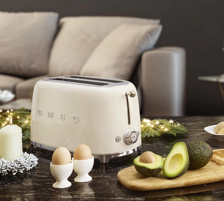 Grille-pain TSF02CREU 4 Tranches - Crème - SMEG – Image 5