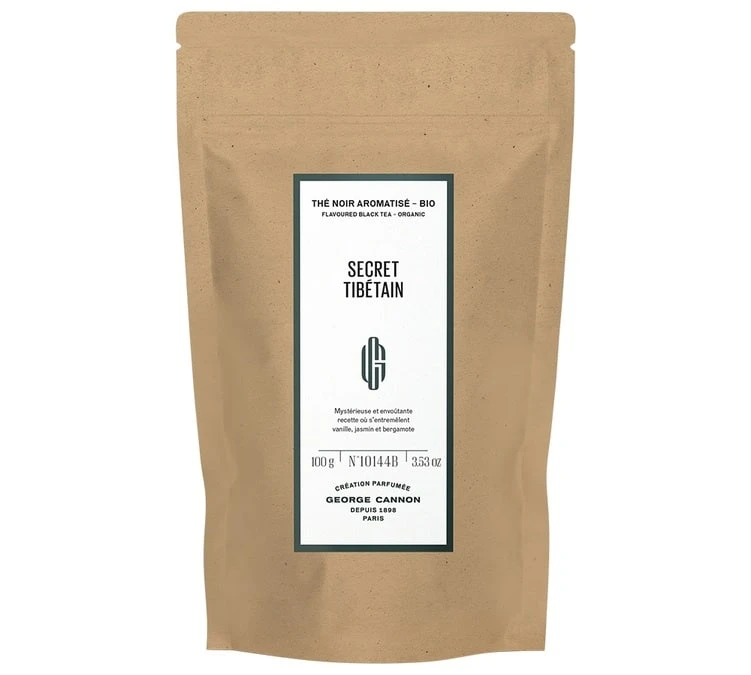 Thé Vert Et Noir Secret Tibétain Bio - 100g - George Cannon – Image 2