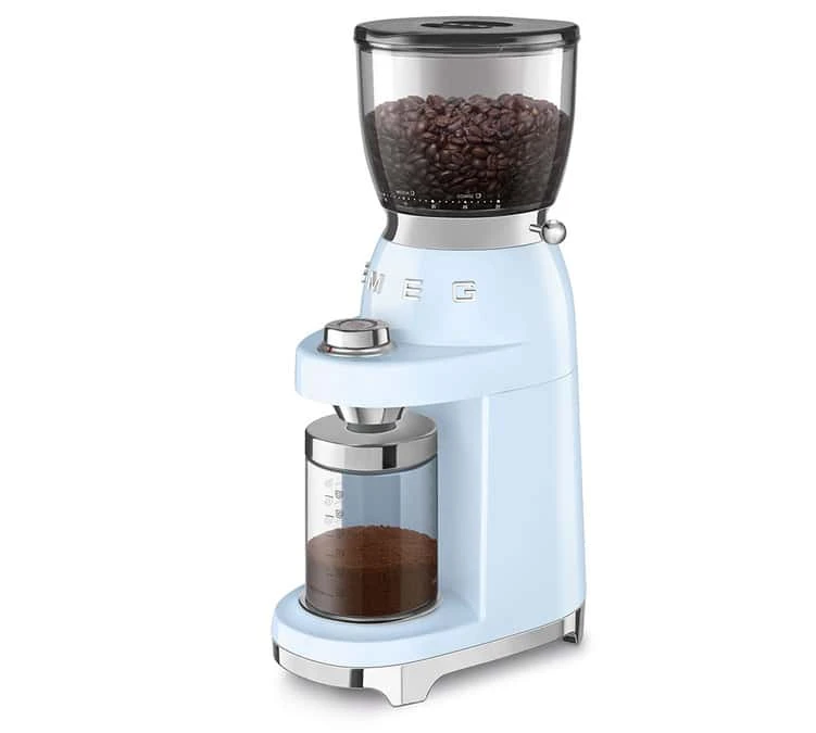 Moulin à Café SMEG Bleu Azur CGF01PBEU Années 50 – Image 3