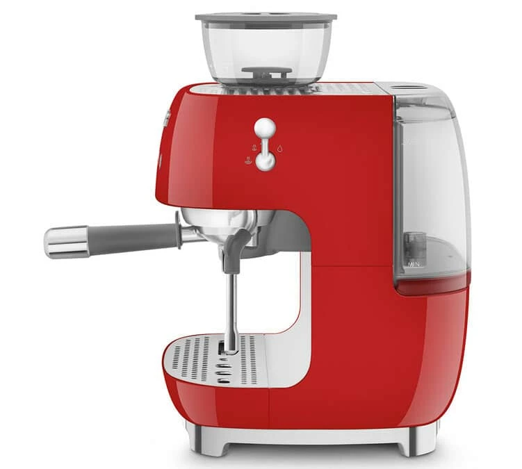 Machine Expresso SMEG EGF03RDEU Rouge Années 50 Avec Moulin Intégré – Image 2